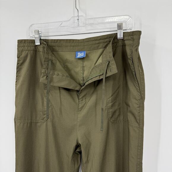 Ripskirt Hawaii Travel Pants size Large Olive Green Lightweight Adjustable - Picture 5 of 11
